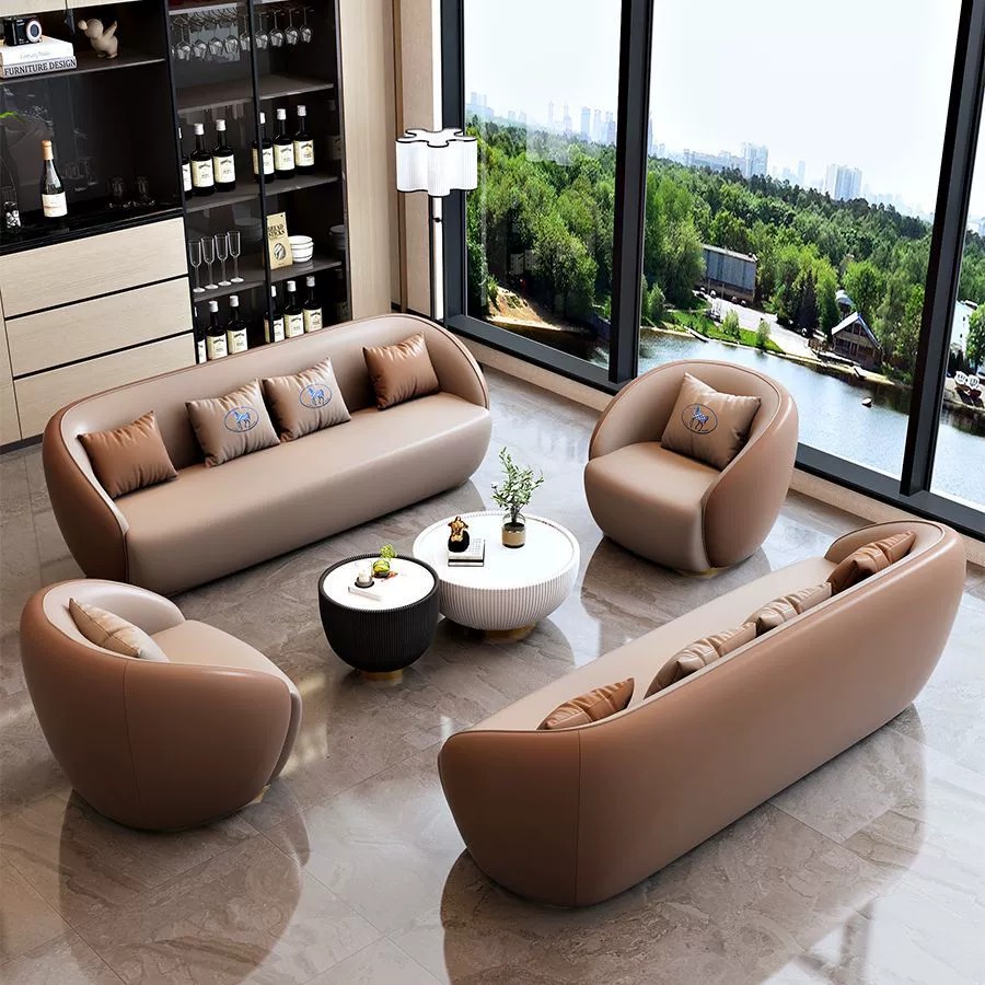 Office Furniture Wholesale - Lightweight Luxury Office Sofa Modern Minimalist