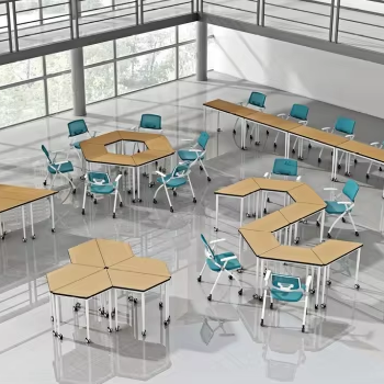 Office Furniture Wholesale - American Modern Classroom Desk And Chair
