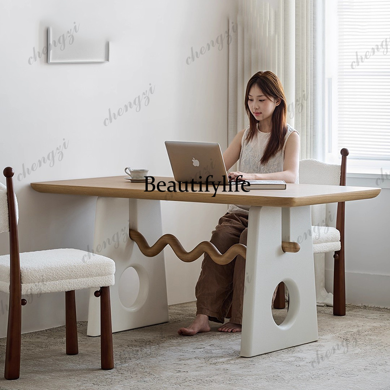 Nordic Designer Dining Table B - Office Furniture Services ulasan dan harga
