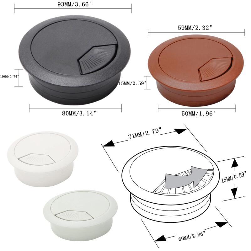 1Pcs Cable Hole Cover Cord Gro - Office Furniture Wholesale ulasan dan harga