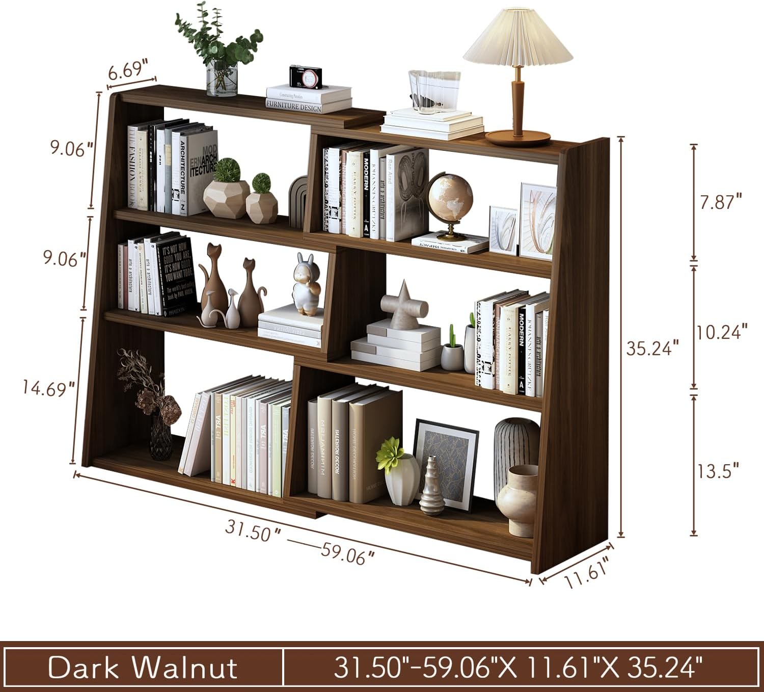 3 Tier Wooden Extendable Shelf - Office Furniture For Small Spaces ulasan dan harga