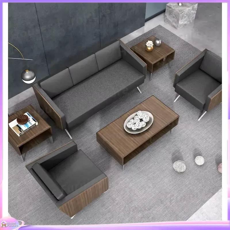 Modern 3 Seater Office Sofa Le - Office Furniture Wholesale ulasan dan harga