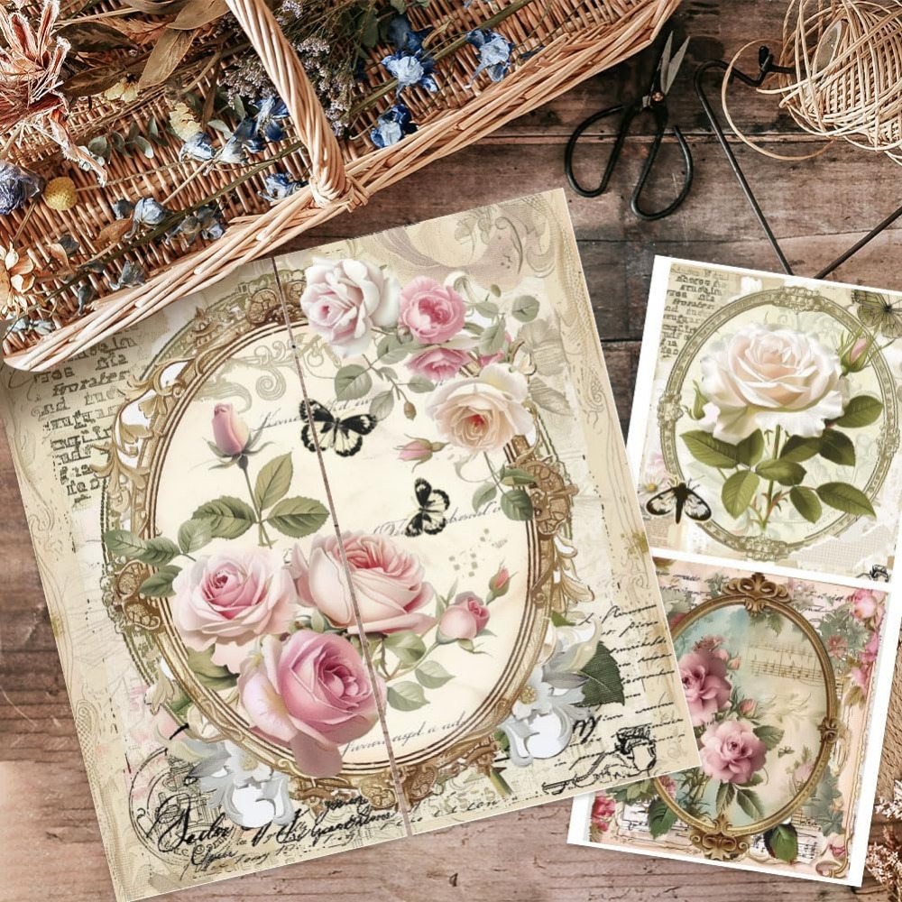 3pcs/Set Rose Rub on Transfers - Office Furniture Wholesale ulasan dan harga