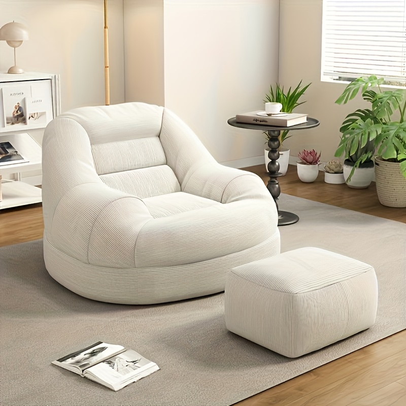 Lazy tatami sofa and footstool - Office Furniture For Small Spaces ulasan dan harga