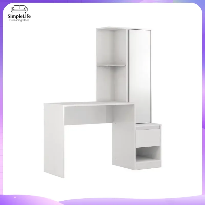 1 Drawer 1 Shelf Desk with Cab - Office Furniture For Small Spaces ulasan dan harga