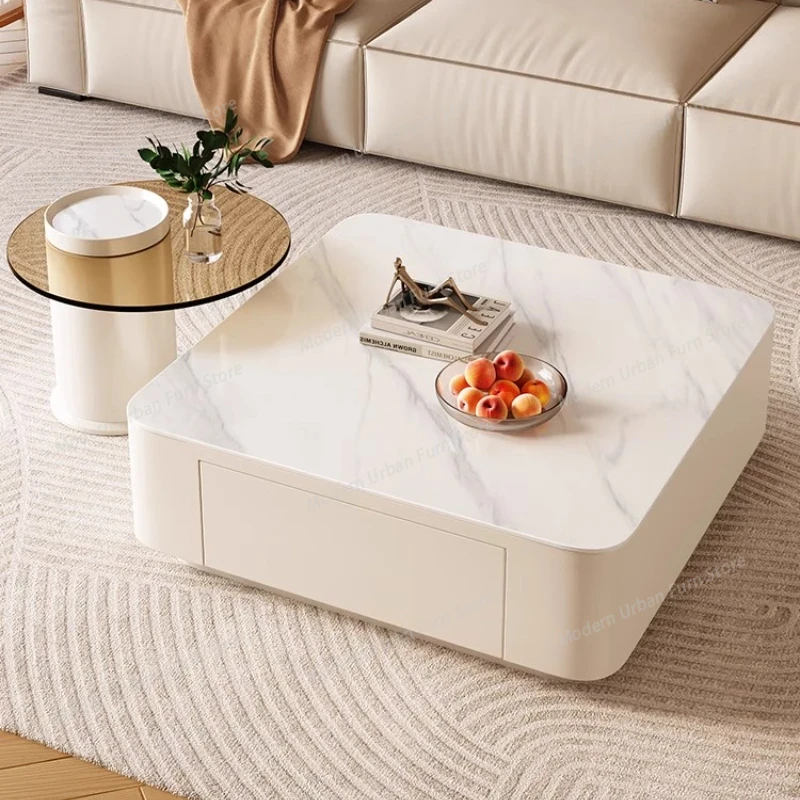 Clear Square Coffee Tables Mod - Office Furniture Services ulasan dan harga