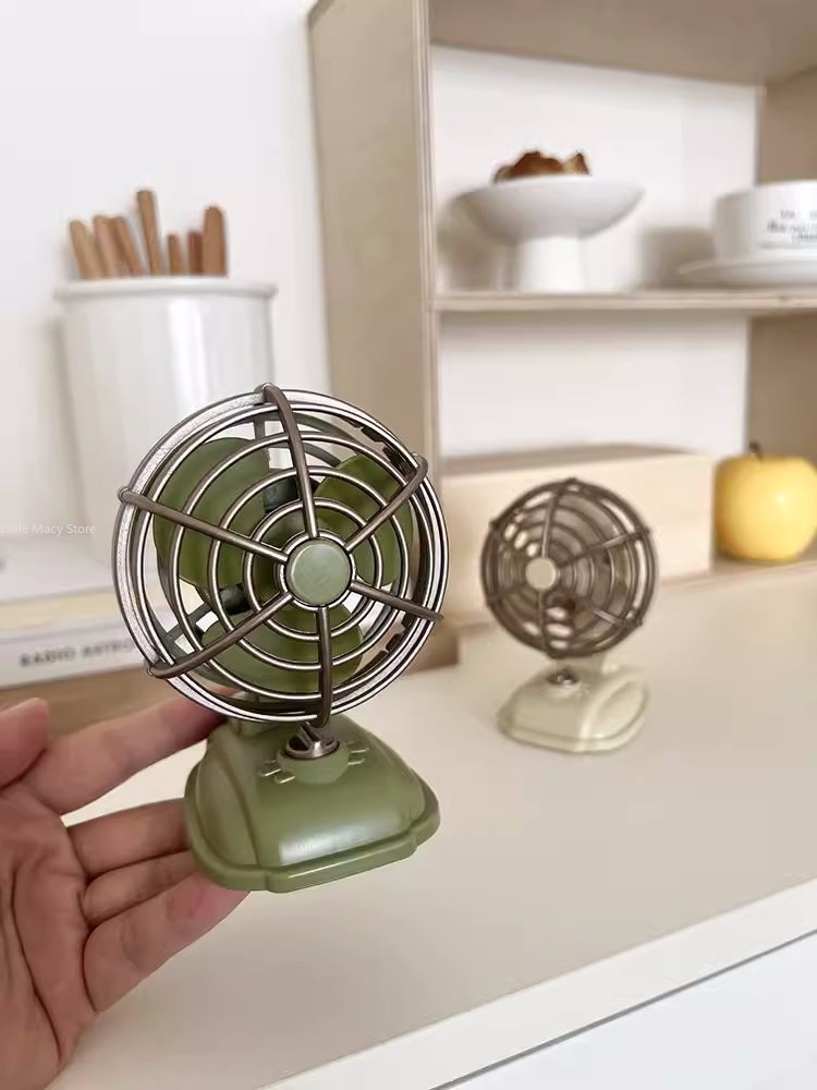 Retro Desktop Small Fan USB Ch - Office Furniture Wholesale ulasan dan harga